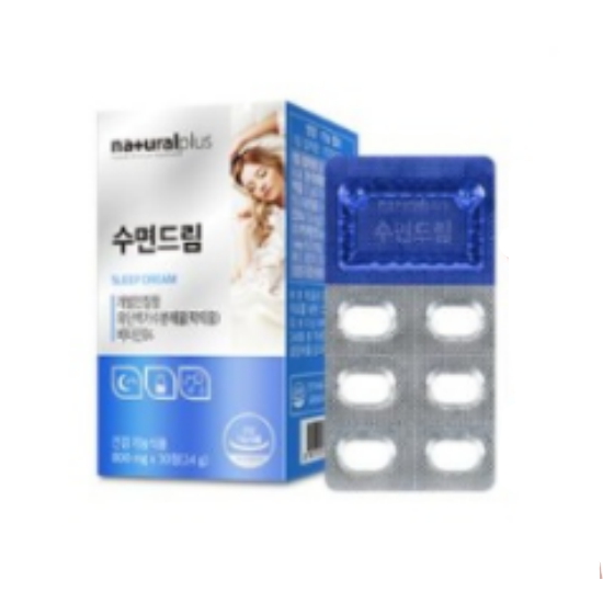 내츄럴라이프뉴트리션 내츄럴플러스 수면드림 락티움 800mg 30정 (1개)_이미지