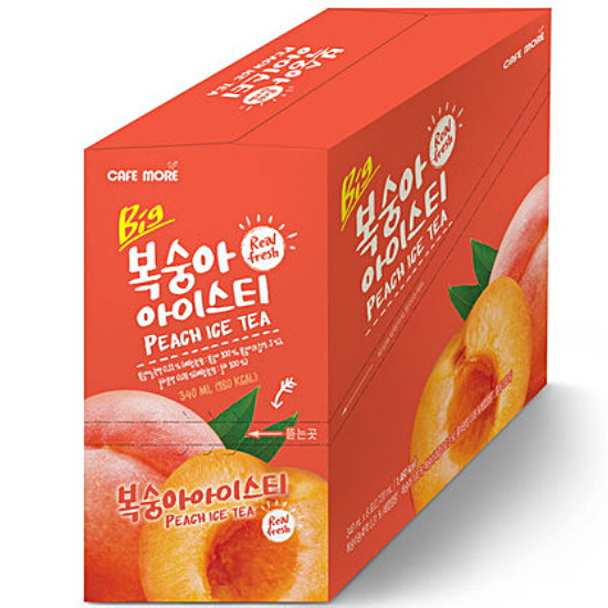 카페모어 빅 복숭아 아이스티 340ml (40개)_이미지