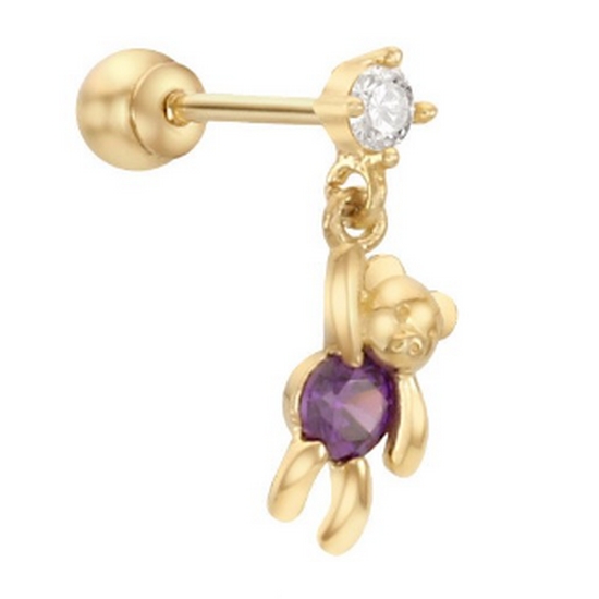 이랜드 로이드 쁘띠 베어 10K 한쪽 피어싱 LPTN4027T