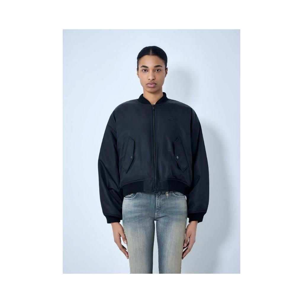 �߷��þư� ���� Zip Front Bomber Jacket bal0263011blk