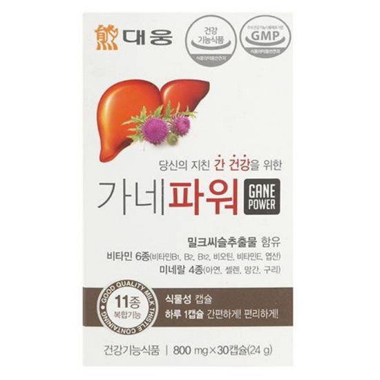 대웅생명과학 가네파워 30캡슐 (2개)