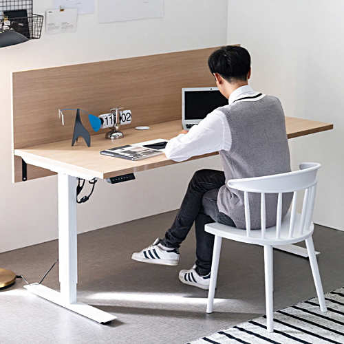 아씨방 심플 높이조절 모션 스탠딩 책상+파티션+서랍장세트