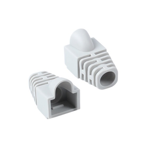 PLUG MASTER NM-SR007G CAT.6 AMP 통부트 7Ø/그레이 (100개)_이미지
