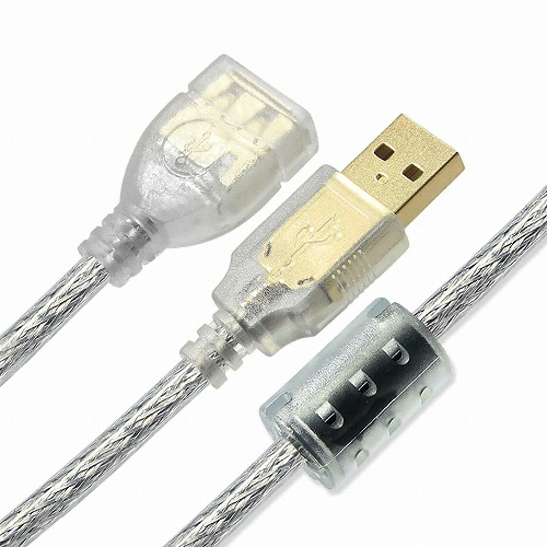 마하링크 USB2.0 Type A 고급형 몰딩 실드 연장 케이블 ML-U2HF (1.8m)_이미지