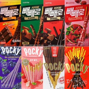 해태제과 포키 3개,빼빼로 3개,선물세트,초코,아몬드,크런키_이미지