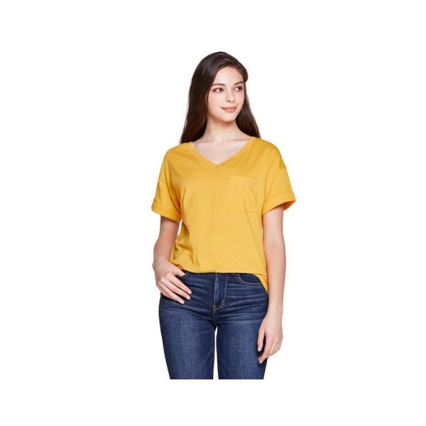 테슬라 면 브이넥 포켓 반팔티 TS100 237087_이미지