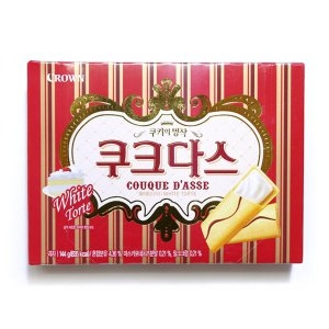 크라운제과 쿠크다스 128g 화이트