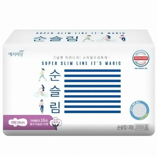 예지미인 뉴 순슬림 대형 16개 (6팩(96개))_이미지