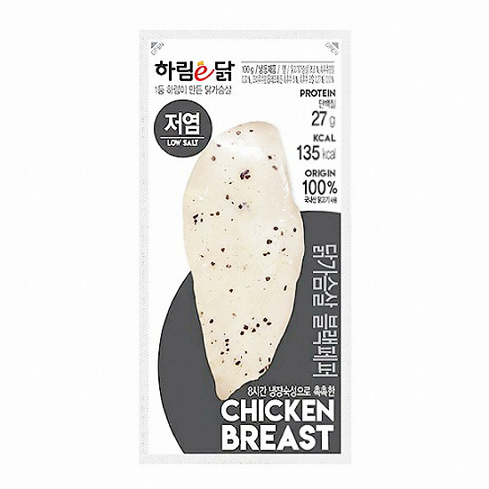 하림 하림이닭 저염 닭가슴살 블랙페퍼 100g (1개)_이미지