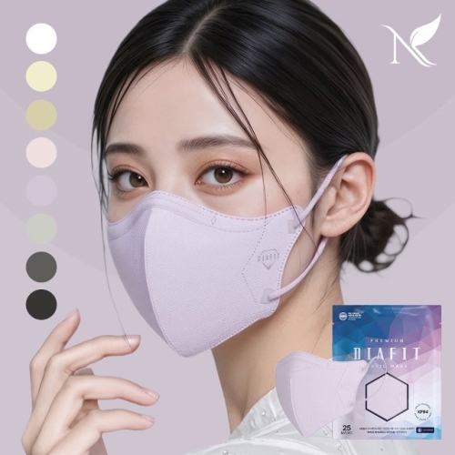 하이즈홀딩스 내추럴키스 다이아핏 새부리형 마스크 KF94 대형 (100매)_이미지