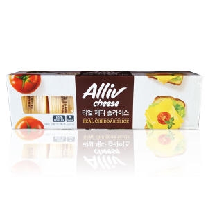 코스트코 커클랜드 ALLIV 리얼체다 슬라이스 치즈 2.25kg 18gX125매
