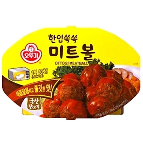 오뚜기 한입 쏙쏙 미트볼 180g (12개)