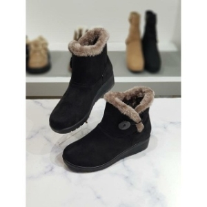 한슈 셀러허브 아울렛 세이브존03 웬즈 퍼트리밍 윈터 부츠 단화 4cm HS67971bb HSHS67971bb 셀러허브_이미지