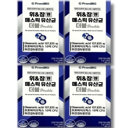 프롬바이오 위장엔 매스틱 유산균 더블 28포 (4개)_이미지