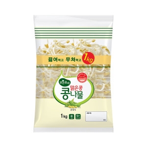 맑은물에 맑은콩 콩나물 1kg 1개