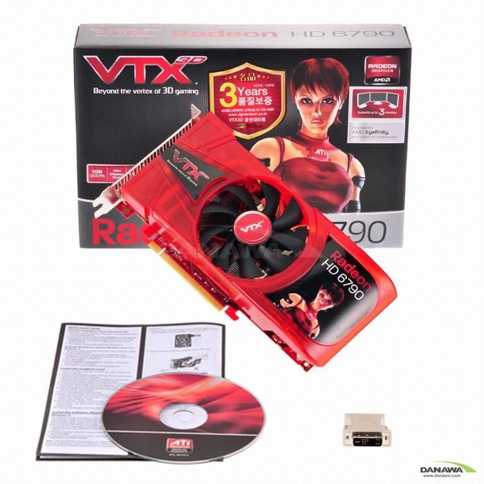 VTX3D �󵥿� HD 6790 DH D5 1GB