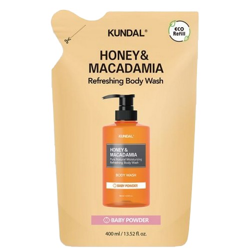 쿤달 퓨어 바디워시 리필 베이비파우더 400ml (1개)_이미지
