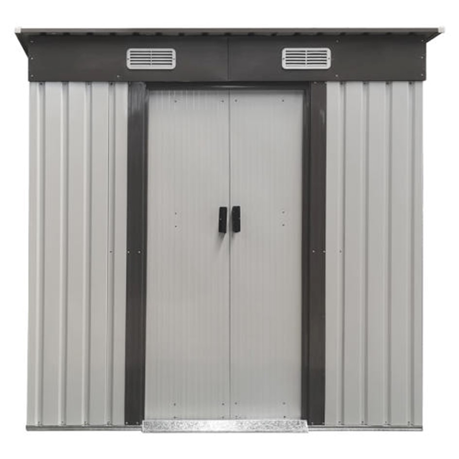 코리아엠에프 레드와이 조립식 스틸 창고 4 x 6_이미지