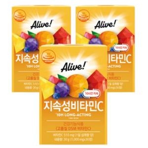 얼라이브 지속성 비타민C 30정 (3개)_이미지