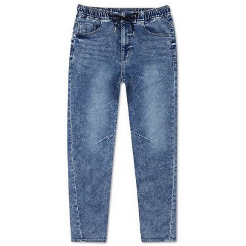 버커루 쿨맥스 9부 배기 밴드 데님 팬츠 B212DP243P