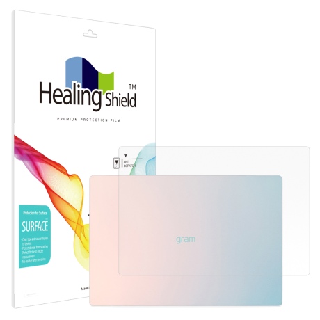 폰트리 힐링쉴드 LG전자 그램 스타일14 14Z90RS 14ZD90RS 무광 외부보호필름 (상판 2매)_이미지