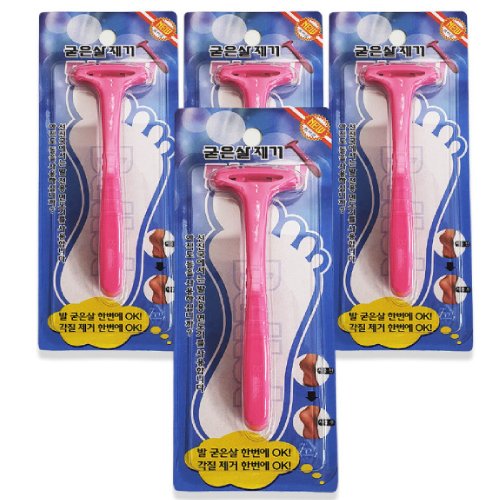 드림앤조이 발렛 굳은살 제거 면도기 (4개)_이미지