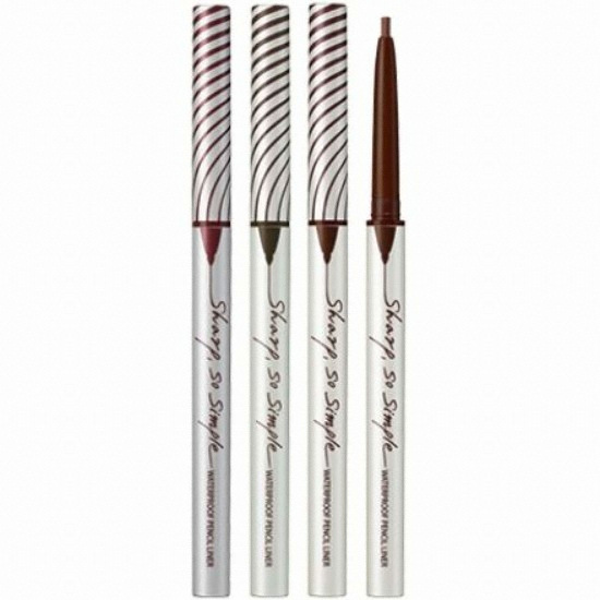 클리오 샤프 쏘 심플 워터프루프 펜슬 라이너 0.14g (2개)_이미지