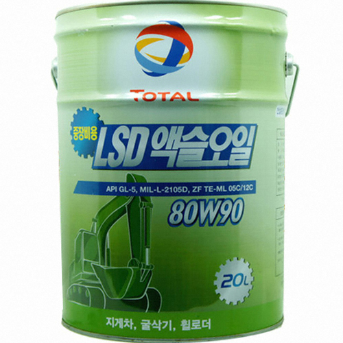 토탈 LSD 액슬오일 GL-5 80W90 20L_이미지