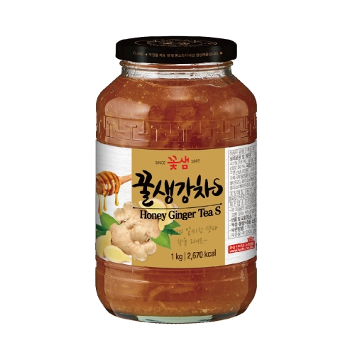 꽃샘식품 꽃샘 꿀생강차 S 1kg (7개)