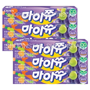 크라운제과 마이쮸 포도 44g 6개_이미지