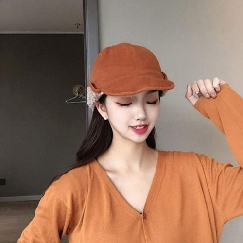 위드유 333FPD54 방한 귀달이자 스타일 여성 뽀글이 방한 겨_이미지