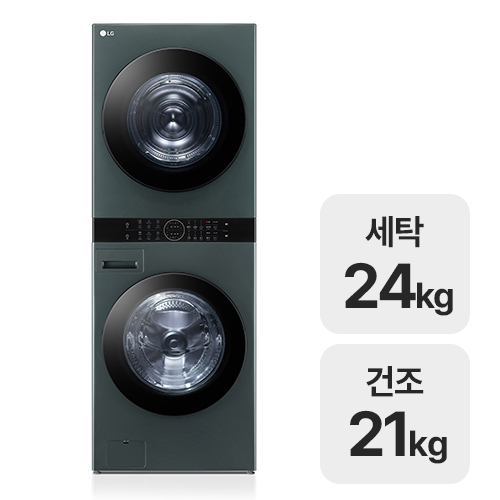LG전자 트롬 오브제컬렉션 워시타워 W2421GGAMR (공식인증점)_이미지