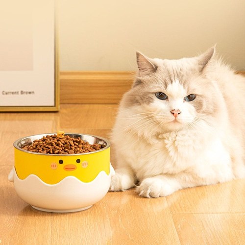 딩동펫 삐약 토끼 스텐 식기