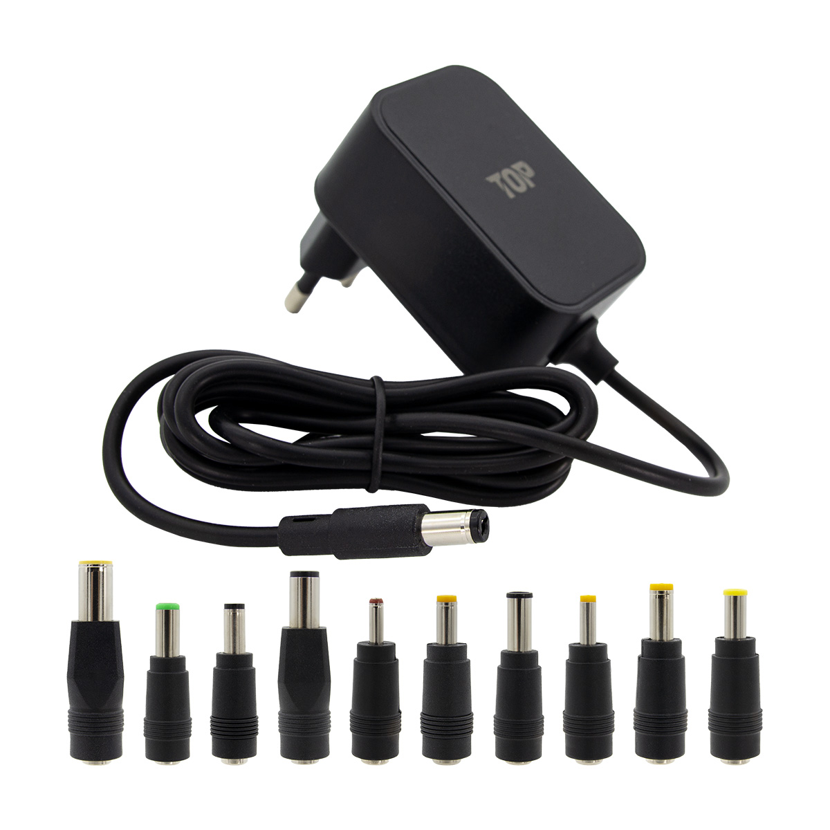 HDTOP DC 12V 2A CCTV 블랙 어댑터 (HT-AD136 / 10종 젠더)