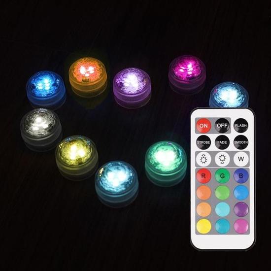 보오누 미니 RGB LED 전구 10p+리모컨 세트 KN-10007