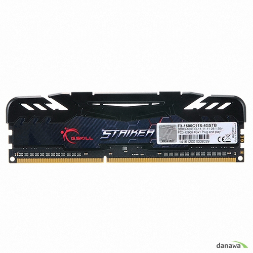 G.SKILL DDR3-1600 CL11 STRIKER STB 티뮤 (4GB)_이미지