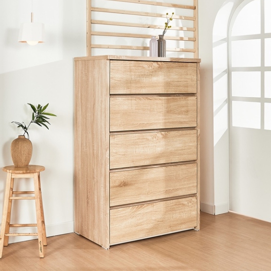 블레스가구 나이스 5단 틈새 옷 서랍장 900_이미지