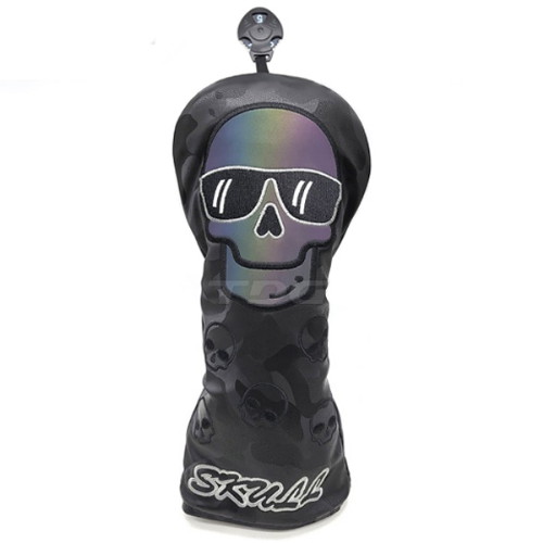 티디지 레이저 블랙 카모 스컬 우드 커버