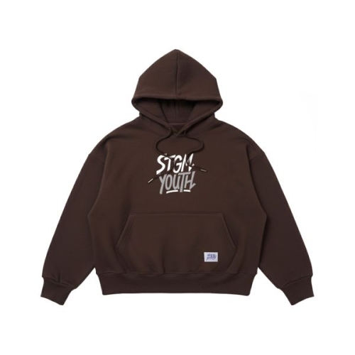 스티그마 youth TAG HOODIE BRN 25SY24 224942_이미지