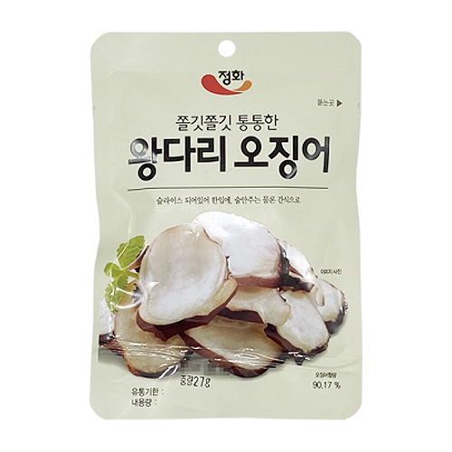 정화식품 왕다리 오징어 27g (15개)_이미지