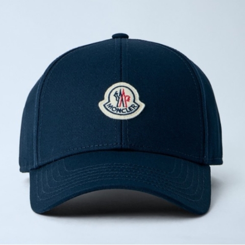 몽클레르 펠트 자수 로고 패치 코튼 베이스볼 캡 네이비 L1091 3B00048 04863 778