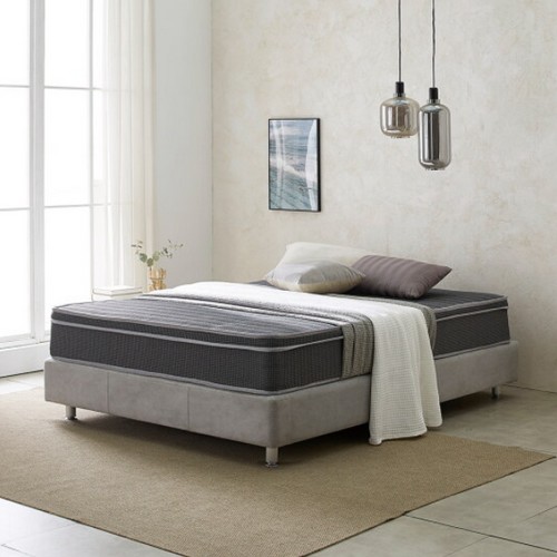 우아미가구 플로 니트원단 하드폼 25T 본넬스프링 매트리스 SS