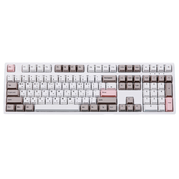 몬스타 몬스타기어 닌자108PRO 유무선 수제풀윤활 기계식 화이트 (피치요거트, 후르츠피치)