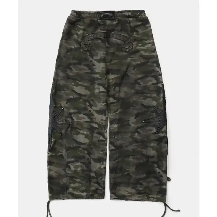 배드블러드 BADBLOOD 코스모 패치 2 Way 커브드 조거 트라우져 그린카모 440483