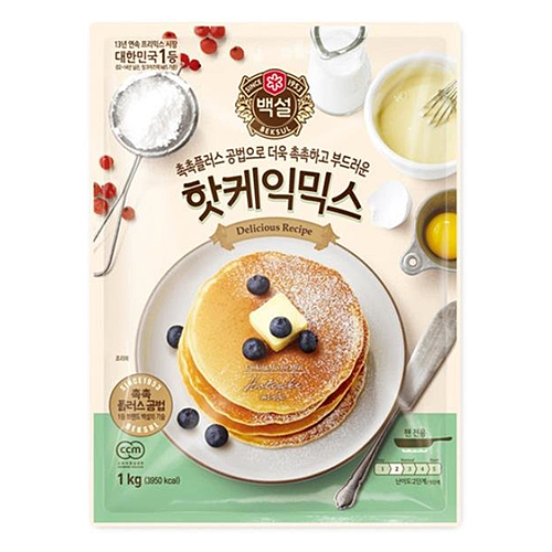 백설 핫케익믹스 1kg (1개)_이미지