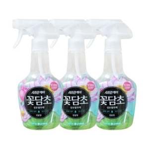 샤프란케어 꽃담초 섬유탈취제 연꽃향 400ml (3개)_이미지