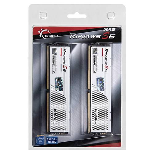 G.SKILL DDR5-5200 CL40 RIPJAWS S5 J 화이트 패키지 (48GB(24Gx2))_이미지