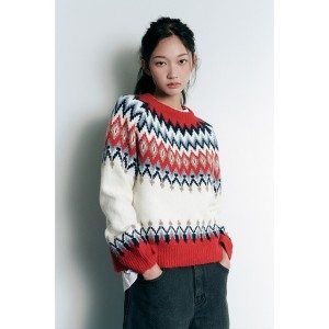 아라미스 랩 스타필드 수원 LAP 컬러링 노르딕 오버핏 니트 AQ4KHB24