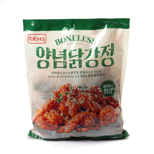 BBQ치킨 비비큐 순살 양념 닭강정 1.2kg (1개)