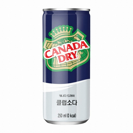 코카콜라음료 캐나다 드라이 클럽소다 250ml (12개)_이미지